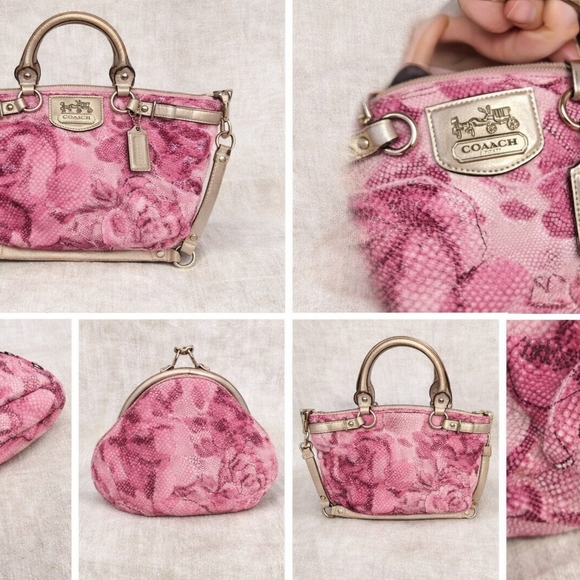 Madison Floral Sophia Satchel – Style 19643 - Picture 5 of 5